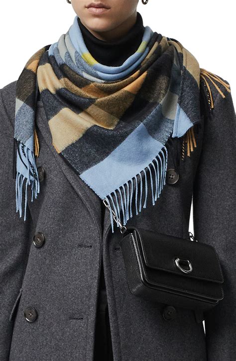 burberry washed mega check scarf|burberry giant check cashmere scarf.